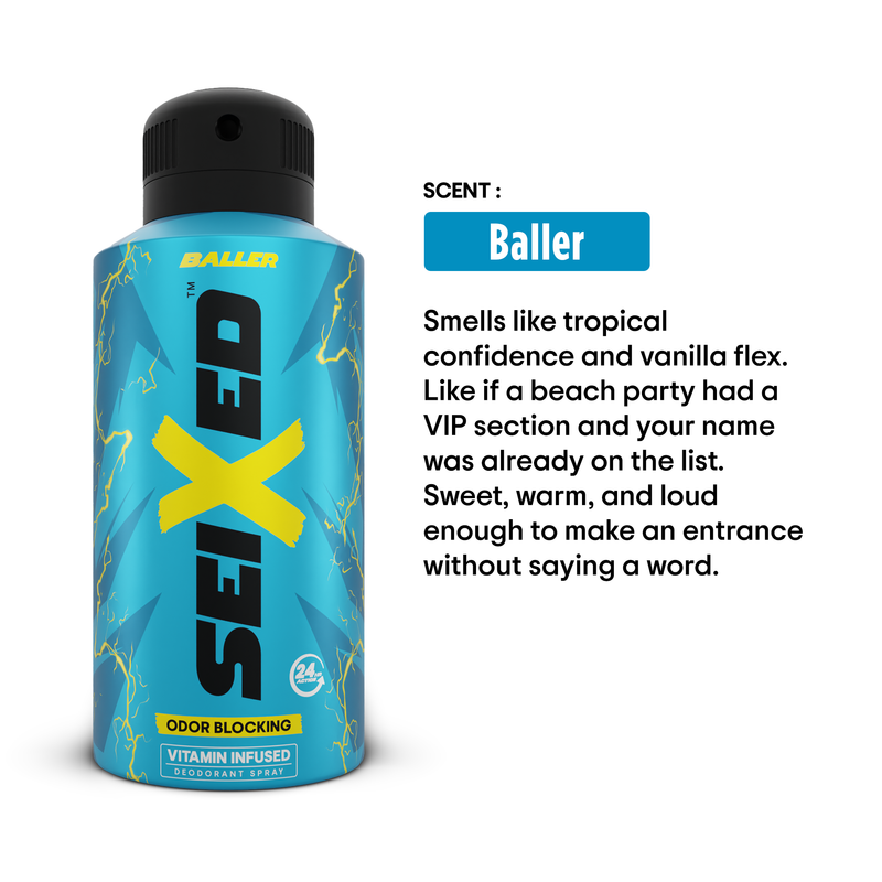 Seixed Baller Body Spray Can