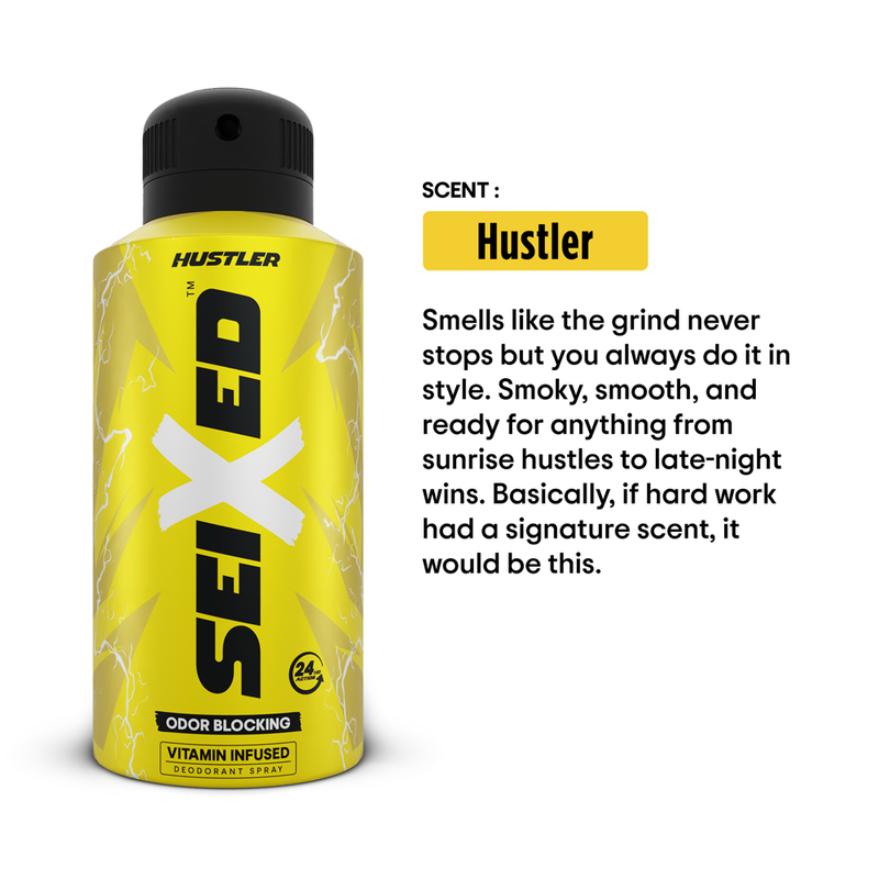 Seixed Hustler Body Spray Can
